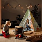Sunny Tente de jeu World Map Multicolore