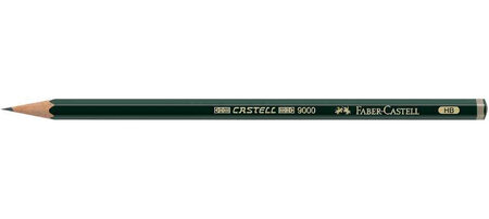 Crayon papier 9000 hexagonal mine 2mm HB FABER-CASTELL