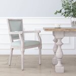 vidaXL Chaise à manger Gris clair Velours