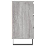 vidaXL Table de chevet sonoma gris 40x35x69 cm bois d'ingénierie