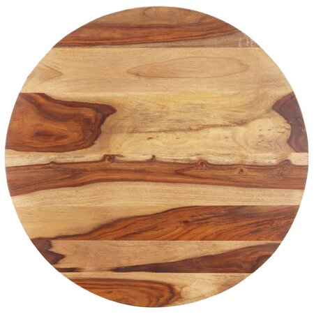 vidaXL Dessus de table Bois solide Rond 15-16 mm 40 cm