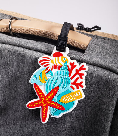 Étiquette pour bagage  - poissons