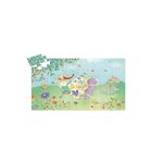 Puzzle silhouette La princesse du printemps 36 Pièces