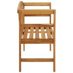 vidaXL Banc de jardin 114 cm Bois d'acacia solide