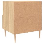 vidaXL Tables de chevet 2 Pièces chêne sonoma 40x35x47 5 cm