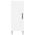 vidaXL Buffet haut Blanc 34 5x34x180 cm Bois d'ingénierie