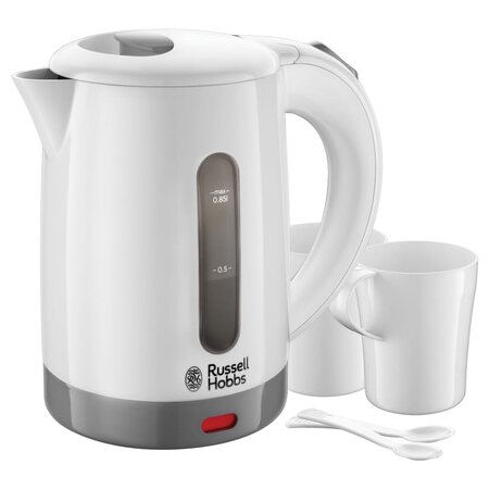 Russell hobbs bouilloire travel blanc 1000 w 0 85 l