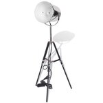 Lampe sur pied grundig avec trépied de théâtre e14