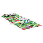vidaXL Coussins de chaise à dossier haut lot de 4 multicolore