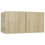 vidaXL Ensemble de meubles TV 8 Pièces Chêne sonoma Aggloméré