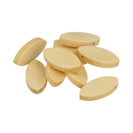 Perle bois Lucy pétale 15x30x4 7mm 16 pièces