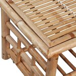 vidaXL Table basse Bambou 90 x 50 x 45 cm