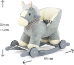 Porteur cheval Polly Gris