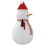 vidaXL Bonhomme de neige gonflable avec LED 300 cm