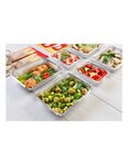 (1 lot  de 1200 barquettes) barquette rectangulaire aluminium 850ml