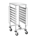 Chariot gastronorme 7 tiroirs - bartscher -  - plastique 450x620x1010mm