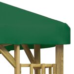 vidaXL Belvédère 3x3 m Vert