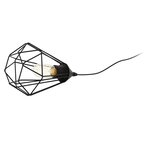 Eglo lampe de table tarbes noir 94192