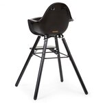 CHILDHOME Chaise haute de bébé 2-en-1 Evolu 2 Noir