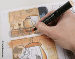 Bloc papier spécial marqueur Manga art paper A3