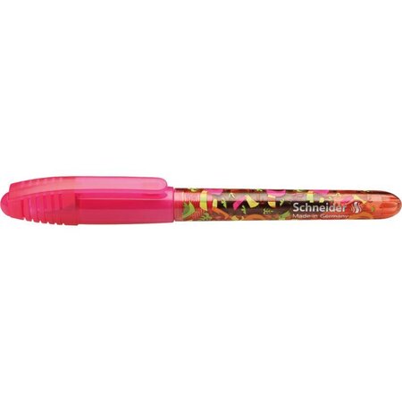 Stylo Plume Zippi M Rose/transparent avec motif perroquet SCHNEIDER