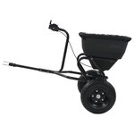 vidaXL Distributeur de sel remorqué PVC et acier 125 x 74 x 79 cm 45 L