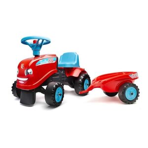 FALK - Porteur Tractor Go! Avec remorque