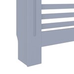 vidaXL Cache-radiateur Anthracite 152x19x81 cm MDF