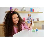 Barbie - barbie extra robe fleurie - poupée