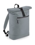 Sac à dos roll-top polyester recyclé - BG286 - gris