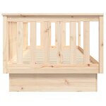 vidaXL Lit de jour 90x200 cm Bois de pin massif