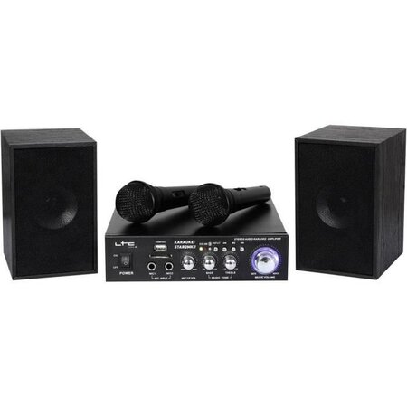 LTC KARAOKE-STAR2MKII - Ensemble karaoké 2 X 50w avec USB/SD et Bluetooth