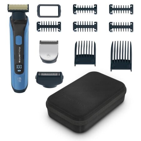 Rowenta tn6200f4 forever sharp ultimate  tondeuse barbe  polyvalente  lames acier inoxydable  etanche  autonomie 120 min