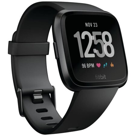 FITBIT VERSA  Montre-coach connectée - Noire FB505GMBK-EU