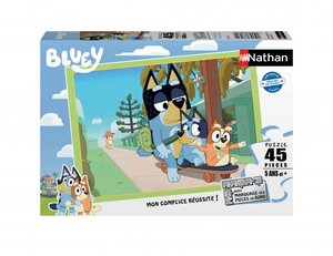 Puzzle 45 p - apres-midi en famille / bluey