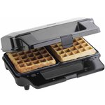 Bestron Gril de contact 3-en-1 900 W Acier inoxydable Noir ASG90XXL