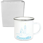 Tasse acier émaillé marseille