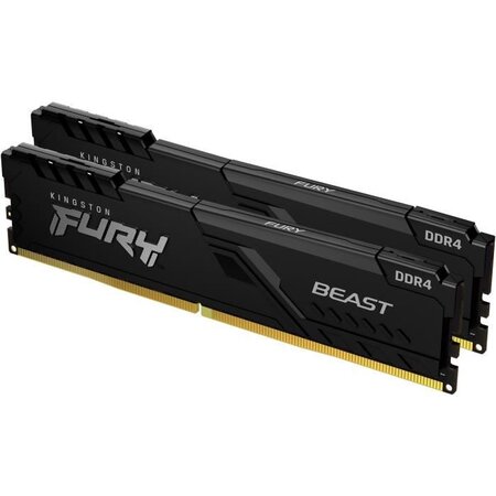 Mémoire Kingston FURY Beast 16 Go (2 x 8 Go) DDR4 3733 MHz CL19