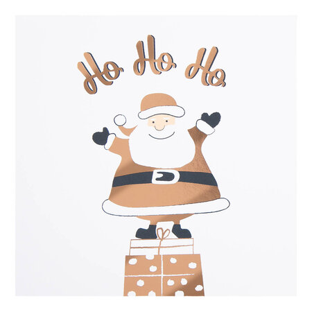 Carte De Vœux Etincelle Ho Ho Noël - Draeger paris