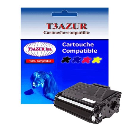Toner compatible avec Brother TN3480 pour Brother HL-L6400DW, HL-L6400DWT, HL-L6400DWTSP - 8 000 pages - T3AZUR