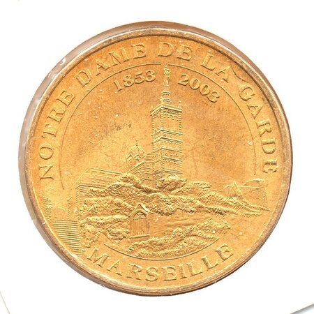 Mini médaille monnaie de paris 2009 - notre dame de la garde