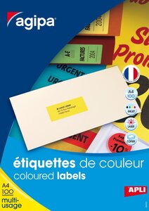 2700 étiquettes bleues 100 feuilles A4 70x31mm