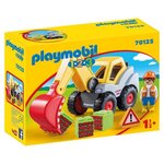 Playmobil 70125 - playmobil 1.2.3 - pelleteuse