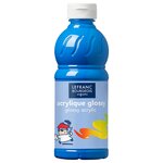 Peinture acrylique Flacon 500ml Glossy Bleu primaire LEFRANC BOURGEOIS