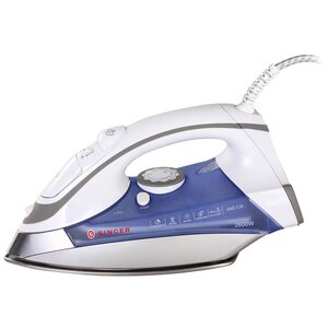 Singer fer à repasser sng 7.26 2600 w 270 ml blanc et bleu
