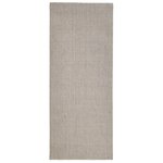 vidaXL Tapis Sisal naturel 80x200 cm Sableux