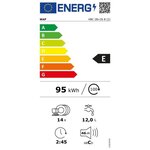 Lave-vaisselle encastrable hotpoint hbc2b+26b - 14 couverts - induction - l60cm - 46db - bandeau inox