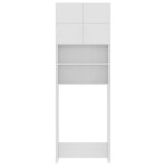 vidaXL Meuble de machine à laver Blanc 64x25 5x190cm Bois d'ingénierie