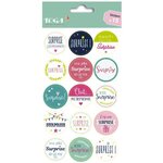 15 pastilles autocollantes pour emballage cadeau - Surprise