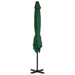 vidaXL Parasol avec base portable Vert